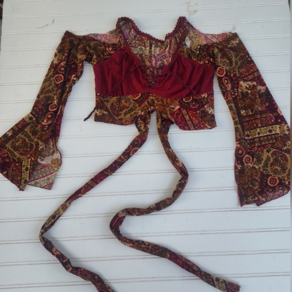 Bohemian Asthetic Crop Top